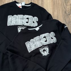 New Men’s Size Large Nike Las Vegas Raiders Crewneck Sweatshirt
