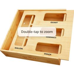 SpaceAid Bag Storage Organizer for Kitchen Drawer