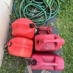 Gas Cans 2.00 Each