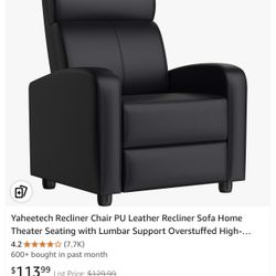 Black Recliner