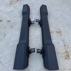 Jeep JK 2 Door Side Steps Oem Pair Black 2007 Through 2018