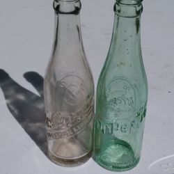 Antique Dr Pepper Bottles $10