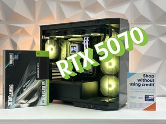 FOX 64 - NO CREDIT NEEDED | FOX CUSTOM GAMING PC | RIG | DESKTOP |  INTEL CORE ULTRA 7-265K | NVIDIA RTX 5070 |32 GB DDR5 RAM | 1 TB SSD.