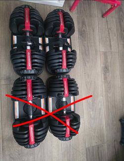 Two Sets of Bowflex SelectTech 552 (PLEASE READ THE DESCRIPTION)