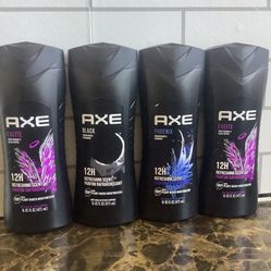 4-Axe Body Wash All For $16