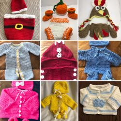 Baby Clothes Outfit Cocoon Photosession Handmade