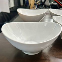 Crate&Barrel Serving Bowls - 1 Large & 4 Small