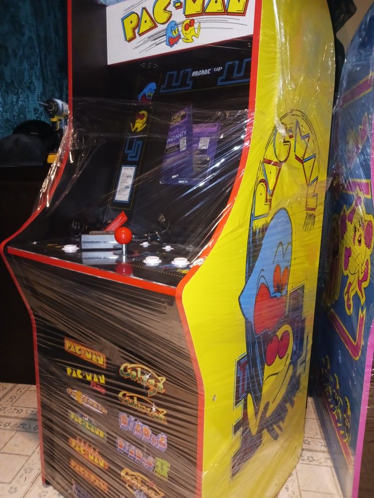 Pacman Arcade 1up 14 Games