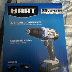 20v Hart Drill New