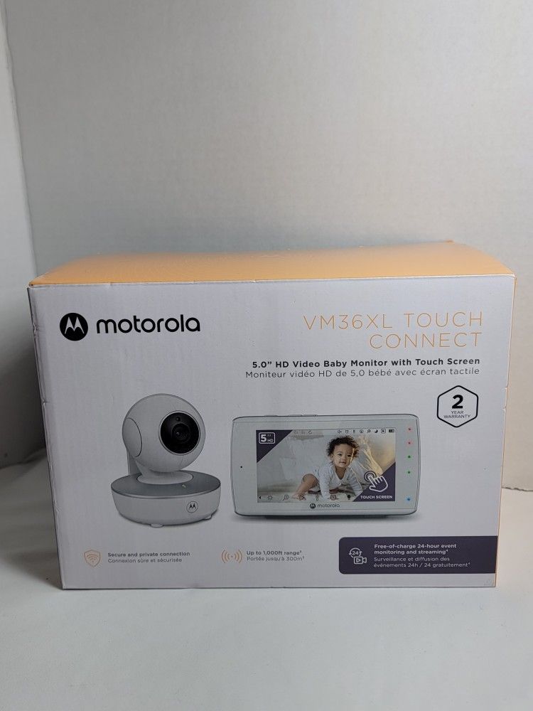 Motorola VM36XL Touch Connect 5.0” HD video baby With Touch Screen