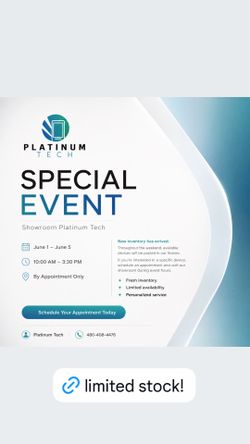 Platinum tech special event