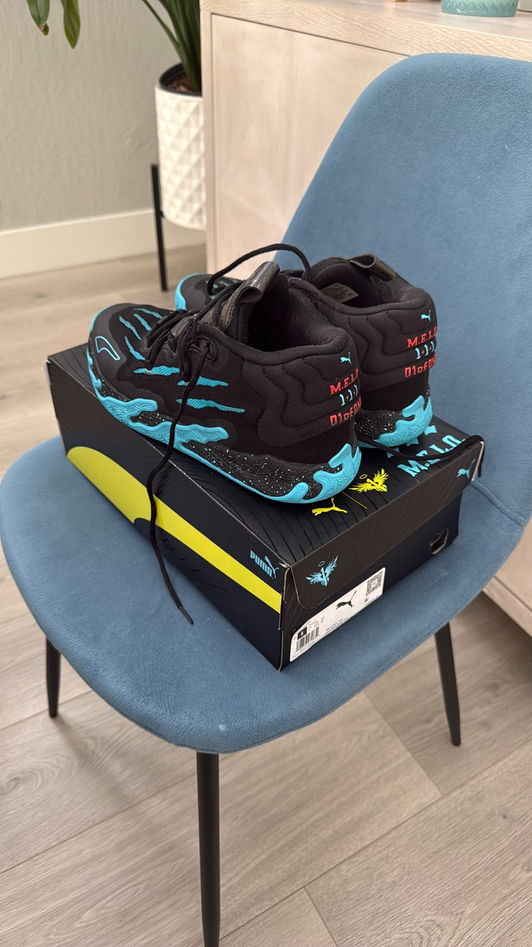 Puma MB.03 Blue Hive Men’s US Size 8 Basketball Shoes For Indoor And Outdoor Training