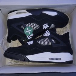 Air Jordan Retro 4 White Thunder Mens Size 12