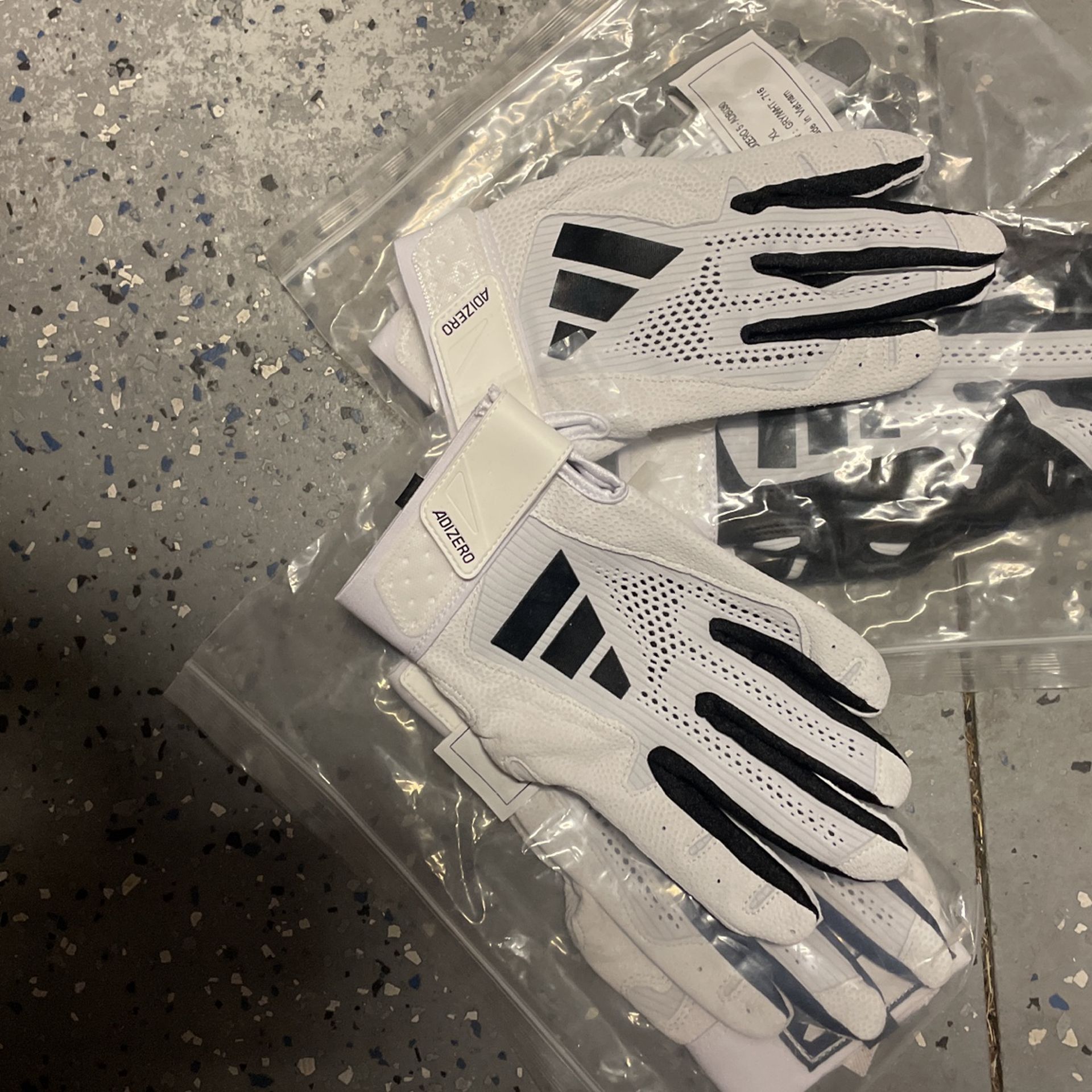4 Pair Addidas Zero Batting Gloves Size XL 30 Dollars Each
