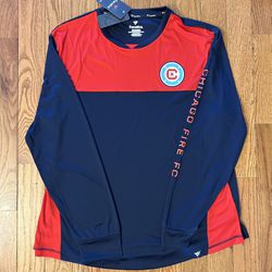 Chicago Fire Fanatics Striker LS Shirt Size 2XL NEW