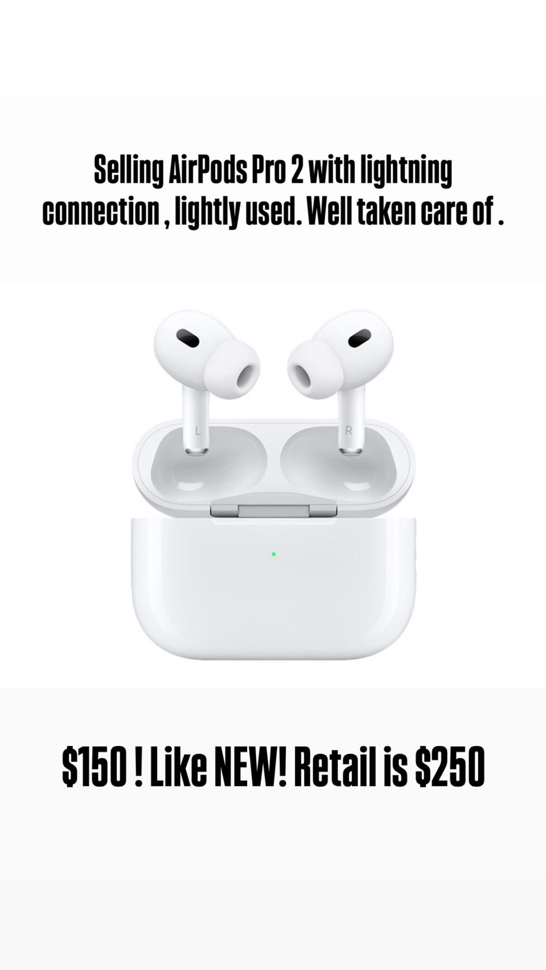 Air pods Pro 2nd Gen (lightning Port)
