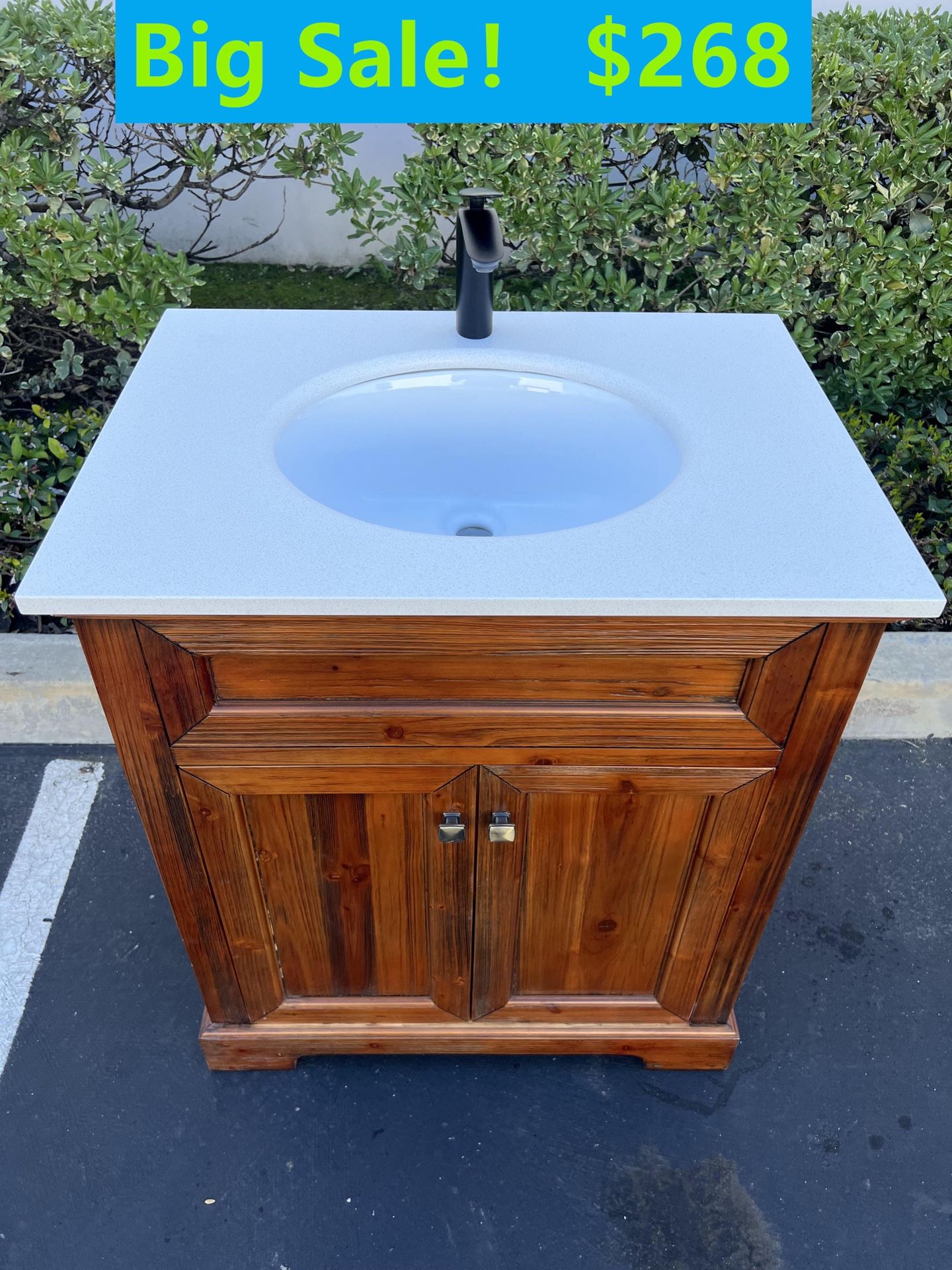 30 in.single sink bathroom vanity with carrara white marble stone top,All Products : American Fashion Style Bags On Sale