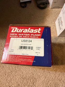 Duralast New Water Pump US8124