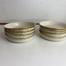 Discontinued Lenox Eclipse Coupe Soup Bowls Set Of 8 Brand New