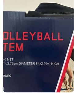 New Huge Franklin Steel Volleyball Net System