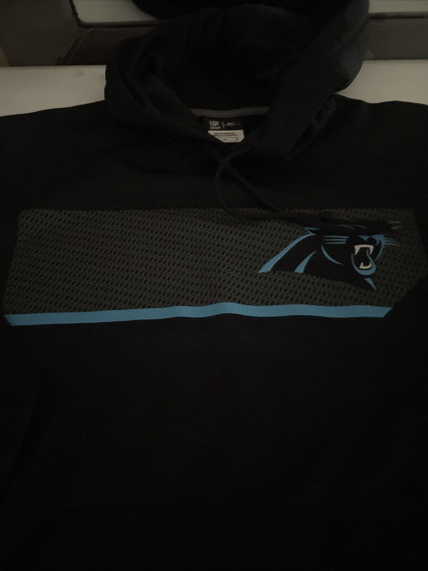 NFL/Nike/Panthers Therma-Fit Black Hoodie Size Medium.