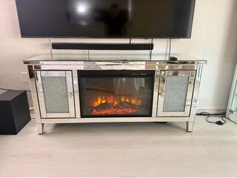 Fireplace TV Stand/ Chimenea para Tele