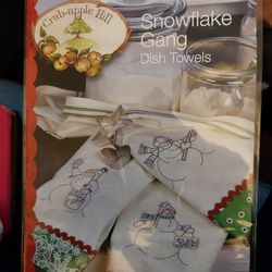 Embroidery Pattern DISH towels