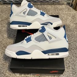 Retro Air Jordan 4 Military Blue Size 10