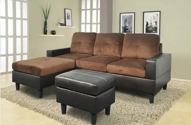 Nice sectional & Ottoman