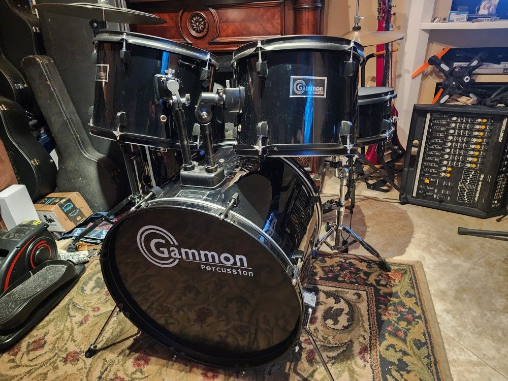 Complete Full Size Drum Set.