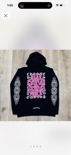 Chrome heart hoodie black 
