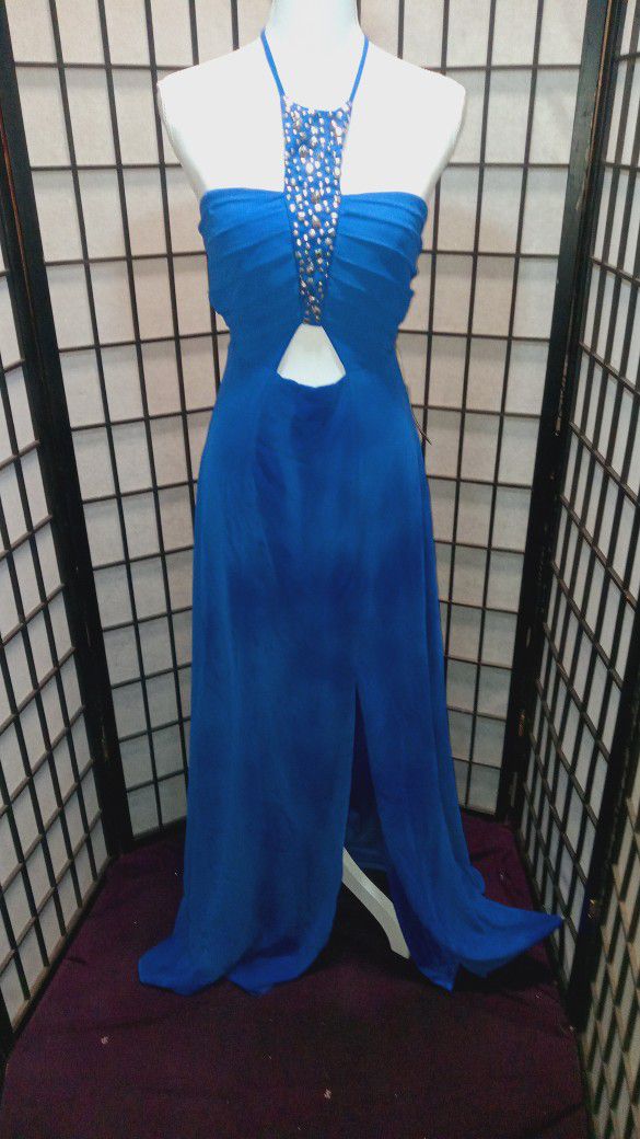 Royal Blue Prom Dress Evening Gown