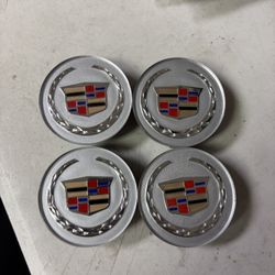 Center Caps Hubcaps Cadillac DTS SRX XLR CTS ATS XTS OEM Wheel 2.625