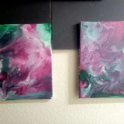 Set Of Two 8x10 Paintings