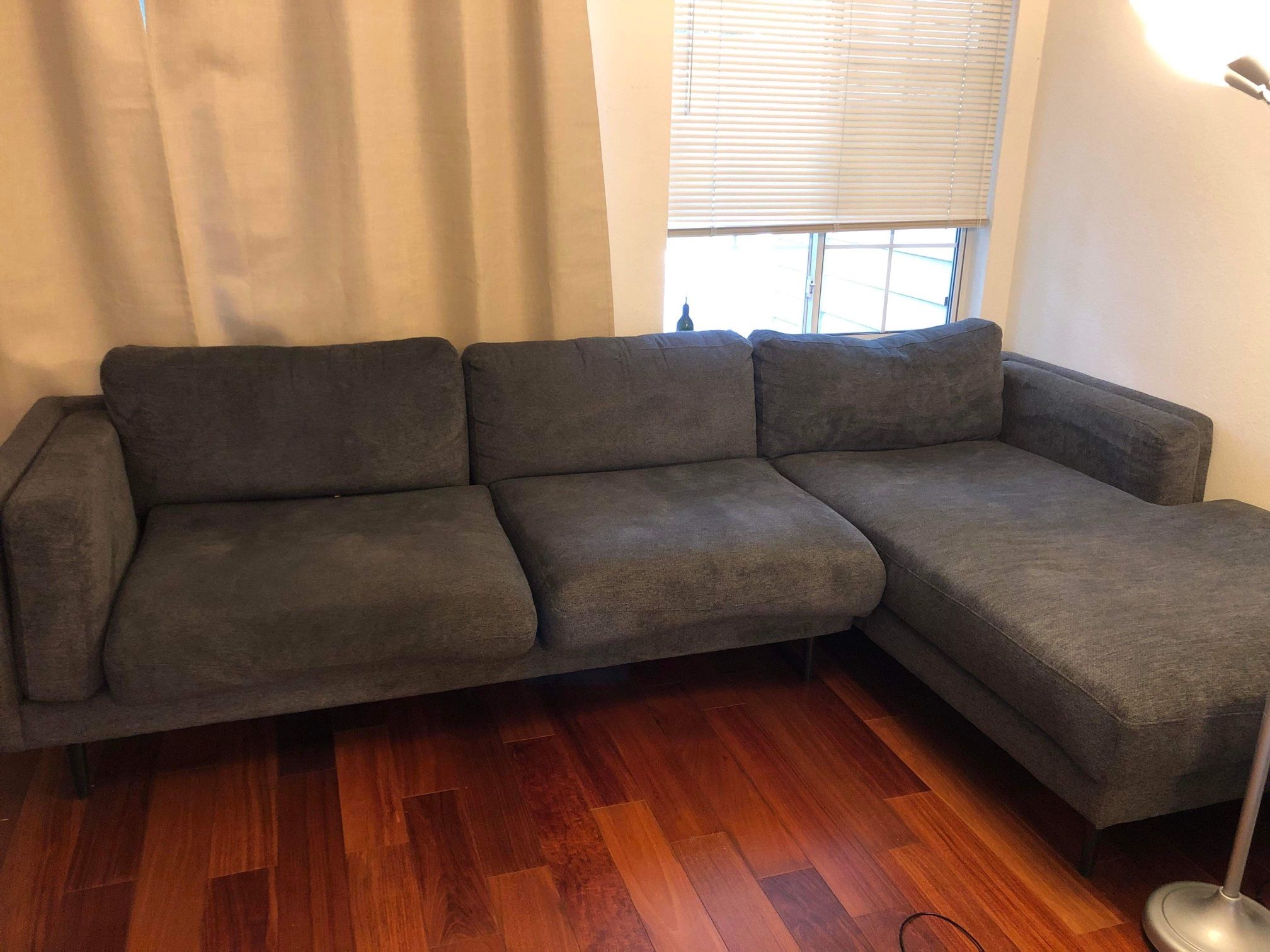 Living Spaces Sectional Sofa