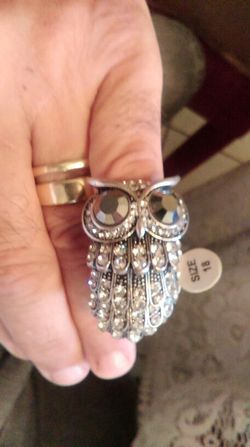Owl ring Flex stones regular price $10 each one