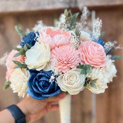 Wood Flower Bouquets