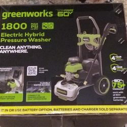 Greenworks hybrid power washer