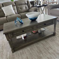 Gray Coffee Table 