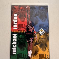 1998 Michael Jordan Upper deck UD Choice Checklist #199 Chicago Bulls 