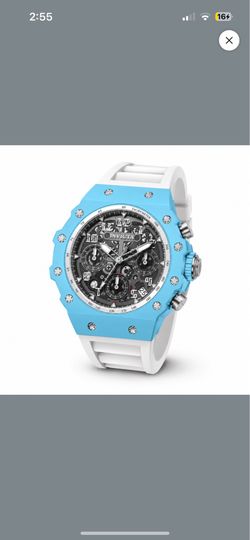 Invicta Racing Vaulthan Chronograph Men's Watch (Model 69673) 44MM White/ Blue NEW WITH BOX AND TAGS