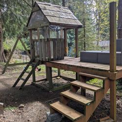 Free Swingset and Playhouse
