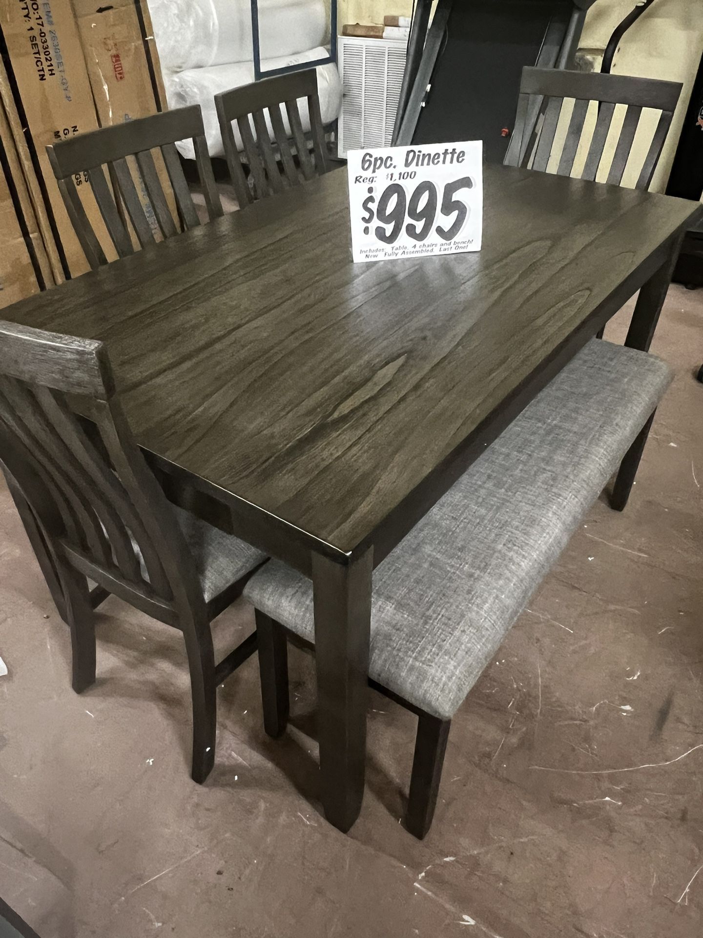 6pc Dinette