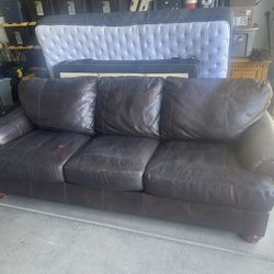 Leather couch