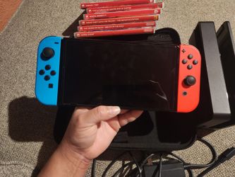 Nintendo Switch Bundle with 6 Games