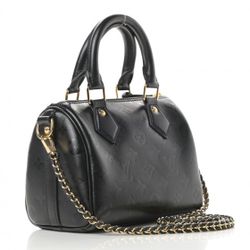 Authentic Louis Vuitton Lambskin Speedy BB Ink