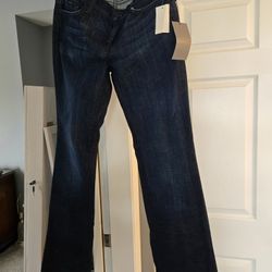 NWT 7 For All Mankind Dark Wash Mid Rise Bootcut Jeans