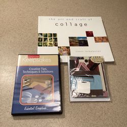 Scrapbooking Ideas And Suggestions - Book-The Art And Craft Of Collage, DVD-Creating Keepsakes, Scrapbooking Materials 
