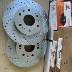 Gmc Yukon 07-20 Front Brake Rotors Pads