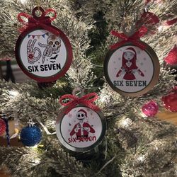 Handmade 6 7 Ornaments 
